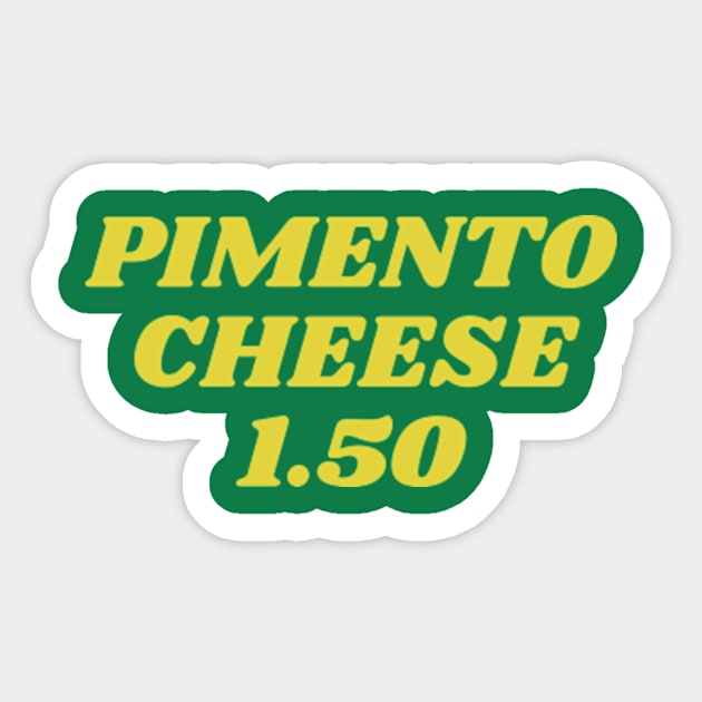 Pimento Cheese Golf Dad Sticker by Davidsmith